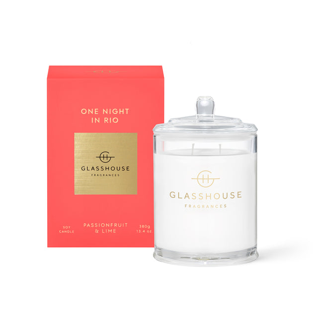 GLASSHOUSE CANDLE - ONE NIGHT IN RIO - 380g