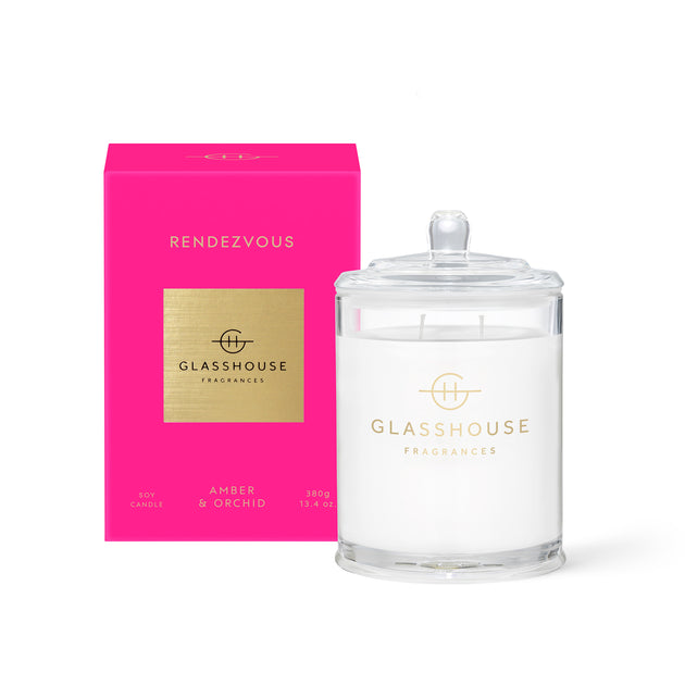 GLASSHOUSE CANDLE - RENDEZVOUS - 380g