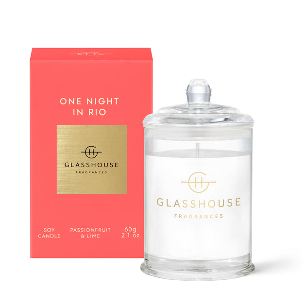 GLASSHOUSE CANDLE - ONE NIGHT IN RIO - 60g