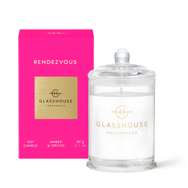 GLASSHOUSE CANDLE - RENDEZVOUS - 60g