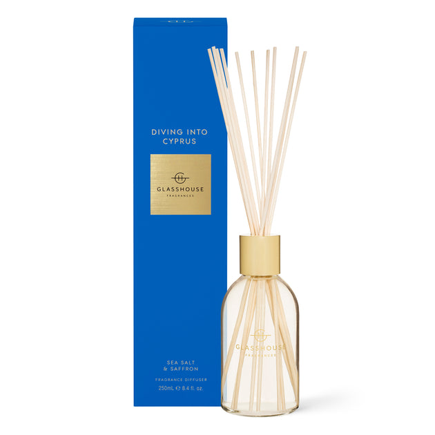 GLASSHOUSE DIFFUSER- DIVING INTO CYPRUS - 250ml