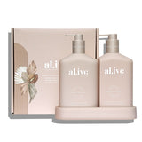 AL.IVE BODY WASH & LOTION DUO + TRAY - PINK DUO