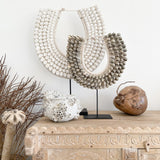 Bondi White Tribal Shell Necklace - 5 tier shells