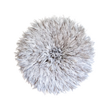 Bamileke Feather Juju Hat - Grey