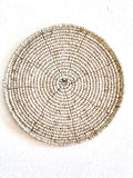 Beaded Placemats & Coasters - Natural & White