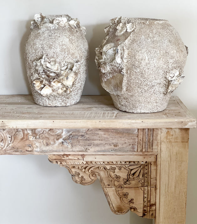 Barnacle & Shell Clustered Pots