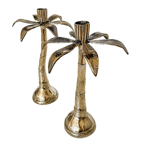 Palm Tree Candle Stand