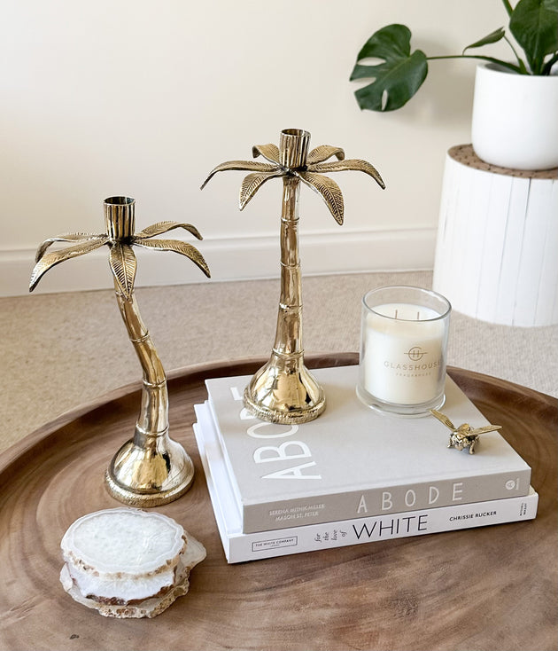 Palm Tree Candle Stand