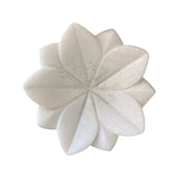 Marble Flower Plate - Hand Carved