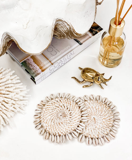 Cowrie Shell Coasters & Placemats