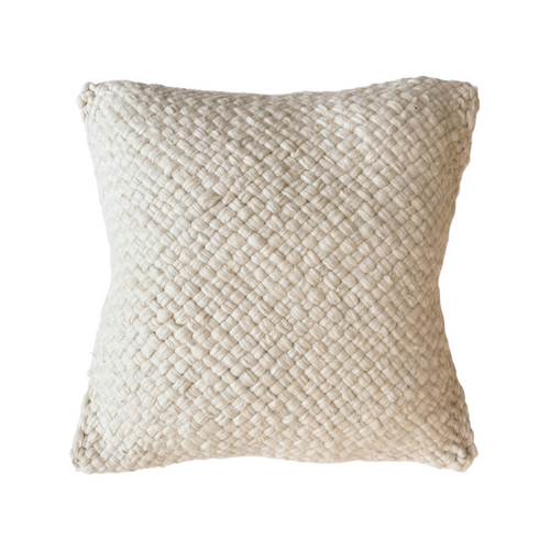 Iana Thick Weave Cushion In Natural - Square