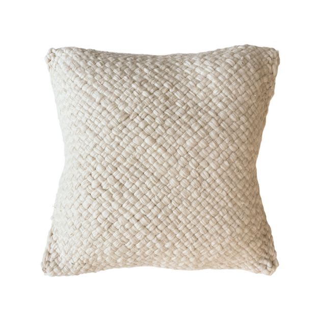Iana Thick Weave Cushion Cover In Natural - Square