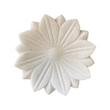 Marble Flower Plate - Hand Carved