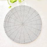 Beaded Placemats & Coasters - Natural & White