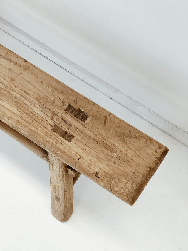 Scholar Elm Bench